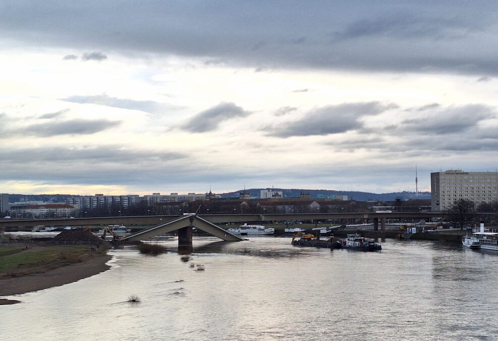 Carolabrücke Dresden 12telBlick Januar 2025