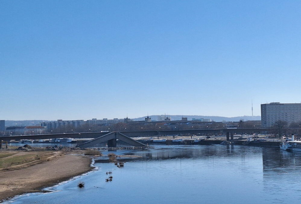 Carolabrücke Dresden 12telBlick Februar 2025