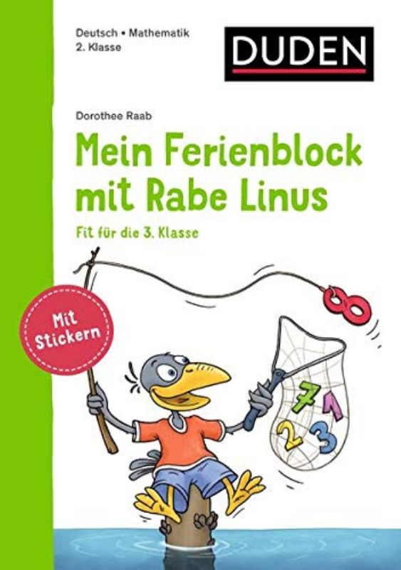 Rezension: Mein Ferienblock mit Rabe Linus – Fit für die 3. Klasse: Vorbereitung auf die 3. Klasse (Einfach lernen mit Rabe Linus)
