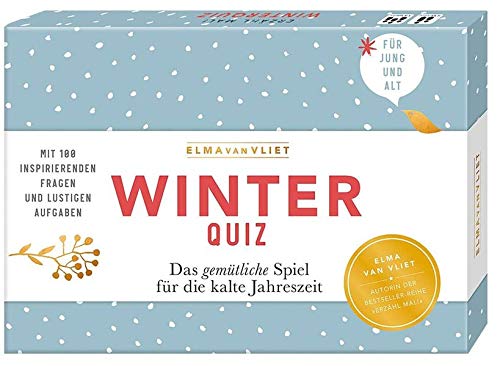 Rezension: Erzähl mal! Winterquiz: Das gemütliche Spiel für die kalte Jahreszeit. Mit 100 inspirierenden Fragen und lustigen Aufgaben #blogvent2020 Bücher