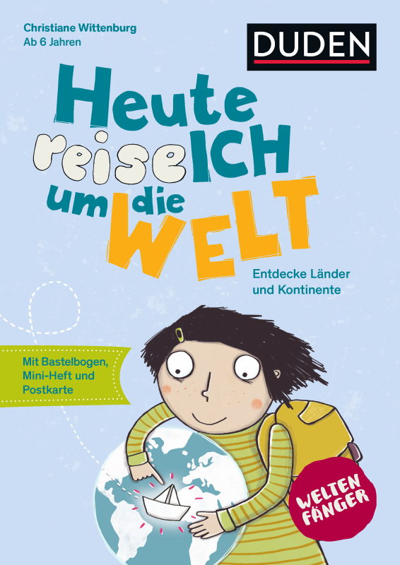 Rezension: Weltenfänger: Heute reise ich um die Welt: Weltreise und Mein kunterbuntes Buch über mich: Kreativbuch