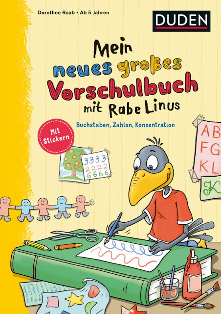 Rezension: Mein neues großes Vorschulbuch mit Rabe Linus: Buchstaben, Zahlen, Konzentration