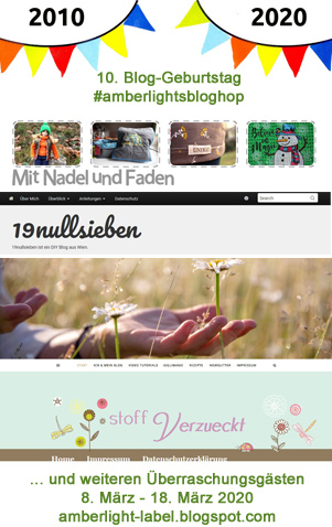 10. Bloggeburtstag #amberlightsbloghop