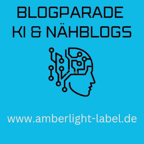 Taschentuchknoten Blogparade KI & Nähblogs
