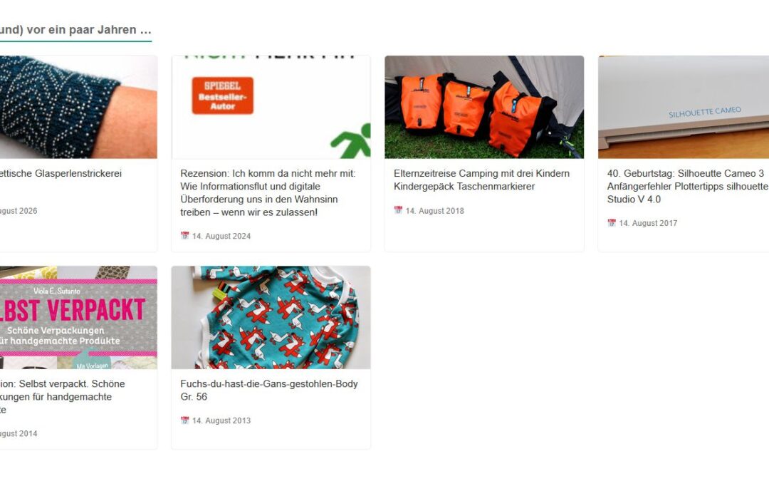 Blogzeitreise KI Code statt Plugin A year bevore