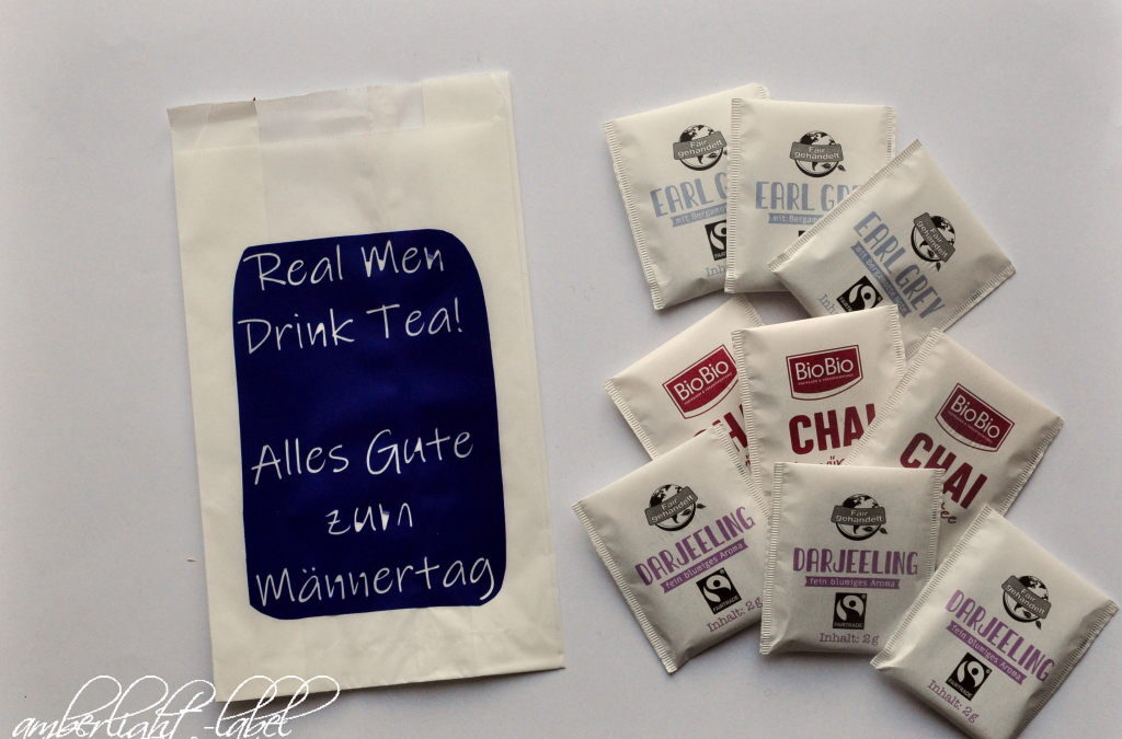 Männertagsgeschenk real men trink Tea Plotter Cousin- und Cousinenwochenende Arnoltice