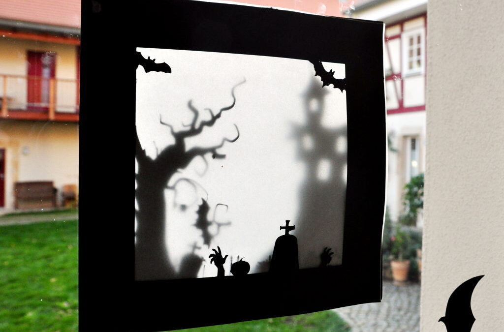 Fensterbild Tunnelbild Halloween