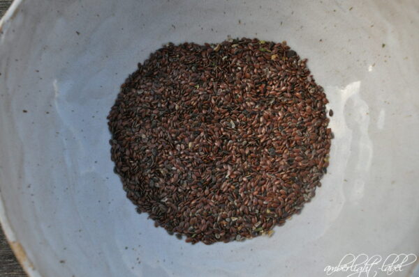 Riffeln Ernte 1qm Lein September 2025