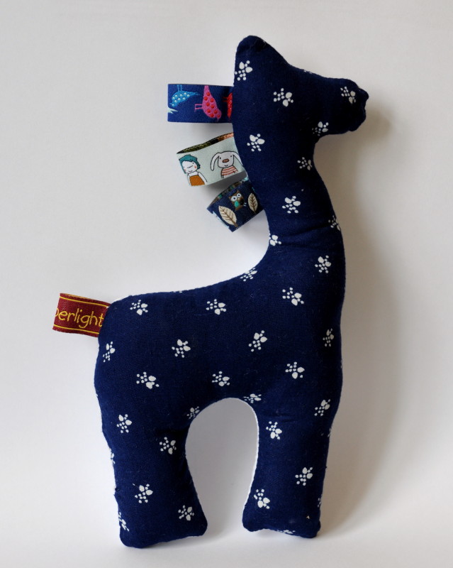 Blaudruck-Giraffe „Mimi“