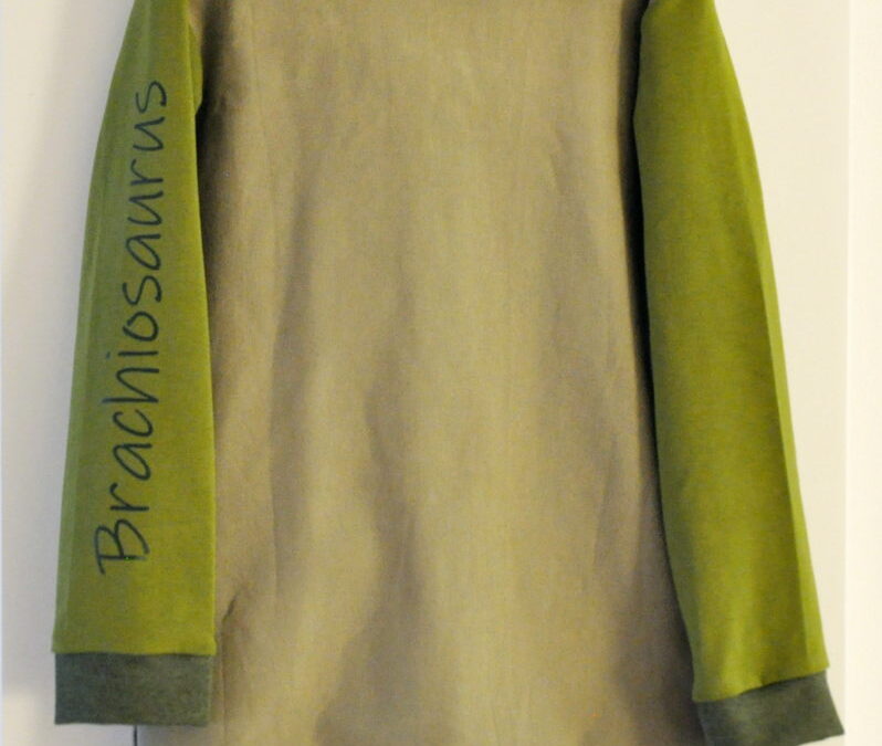 Faschingskostüm Brachiosaurus Kapuzenshirt Beagle Boy Ottobre 4/2013 Gr. 128