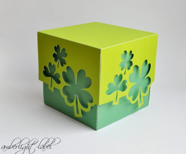Muttertagsgeschenk Geschenkbox Glücksklee