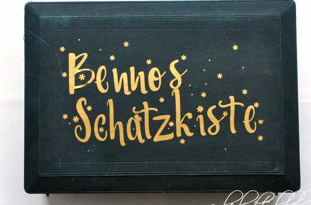 Schatzkiste Kindergeburtstag Besteckkiste Upcycling Plotter Besteckkasten