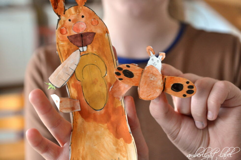 Ostern Malvorlagen Bastelvorlagen von Jako-o - Amberlight Label