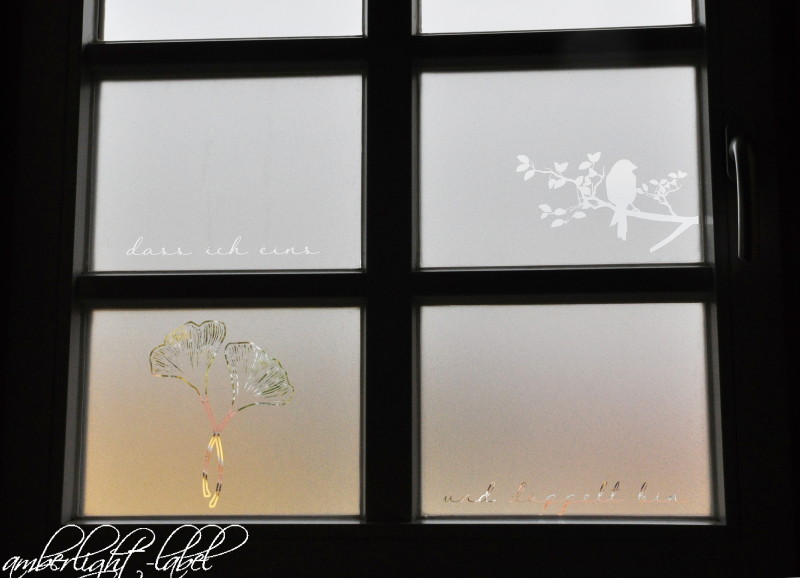 Projekt Vierseithof Hochzeitsfenster Milchglasfolie Plotten Fenster Sichtschutzfolie Oracal 8510 Etched Glass Badfenster