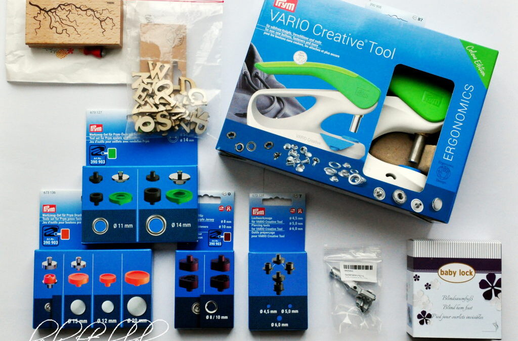 Geburtstagsgeschenke 2024 Prym Vario Creative Tool Babylock Blindsaumfuß und mehr