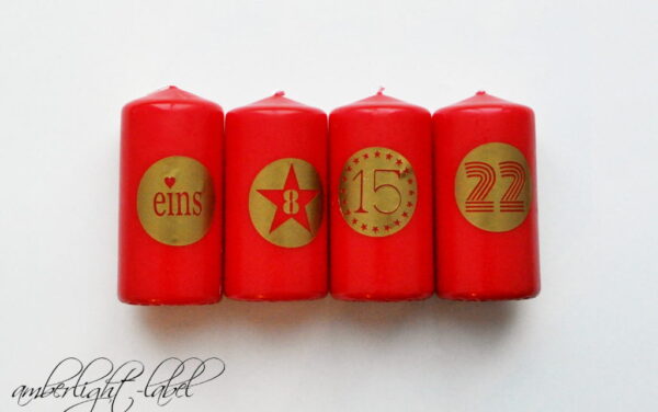 Adventszauber 2025 Bloghexen Türchen Nr. 2 Adventskerzen Datumszahlen Plotter