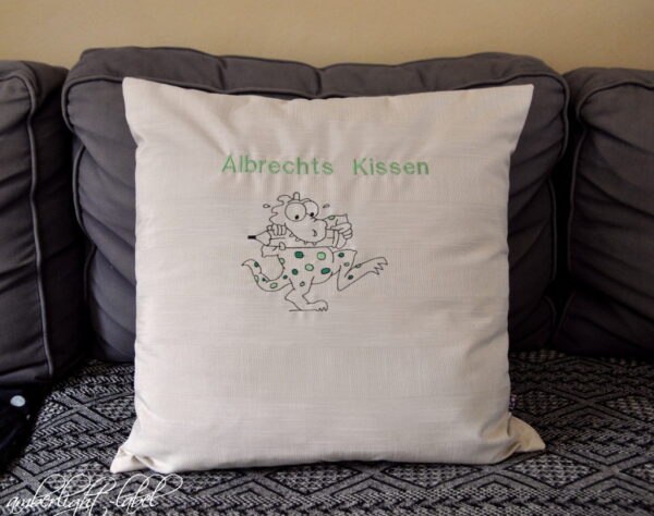 Kindergeburtstag Kissen Schulkind