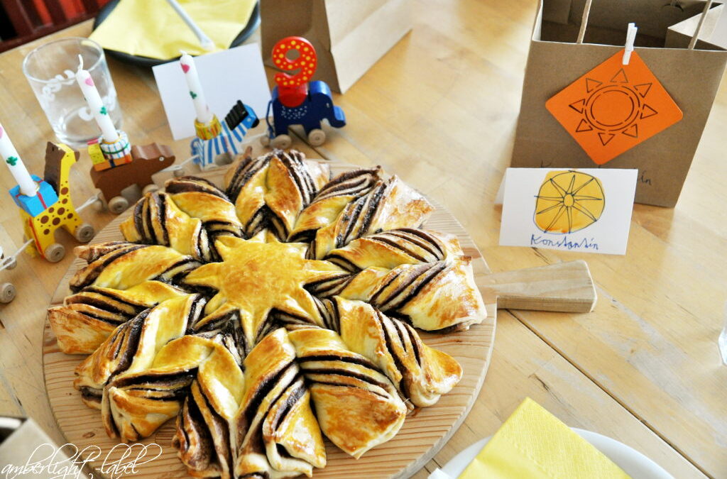 9. Geburtstag: Sonnenenergiegeburtstag Tischdeko und Partyrezepte