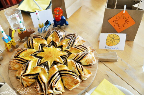 9. Geburtstag: Sonnenenergiegeburtstag Tischdeko und Partyrezepte