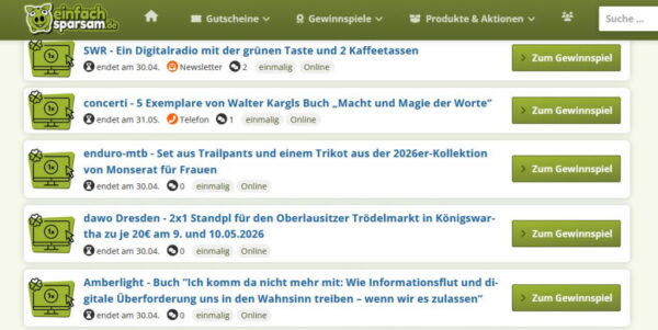 Taschentuchknoten Verlosung Blogger schenken Lesefreude – Welttag des Buches 2026 und Gewinnspielportale