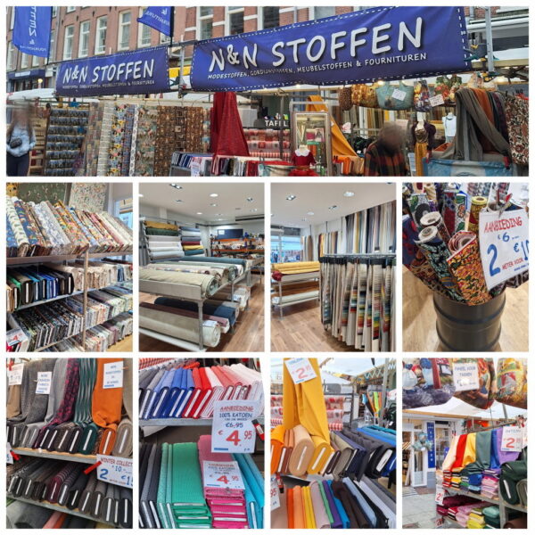 Amsterdam Stoff kaufen Albert Cuyp Markt Teil 1 N&N Stoffen Stoffenwinkel