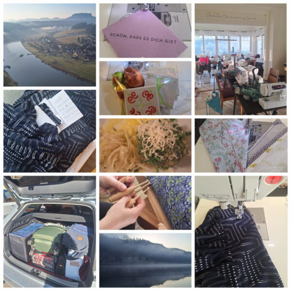 Nähwochenende #dresdennähtblogger 2026 Rathen Nr. XI Frühling