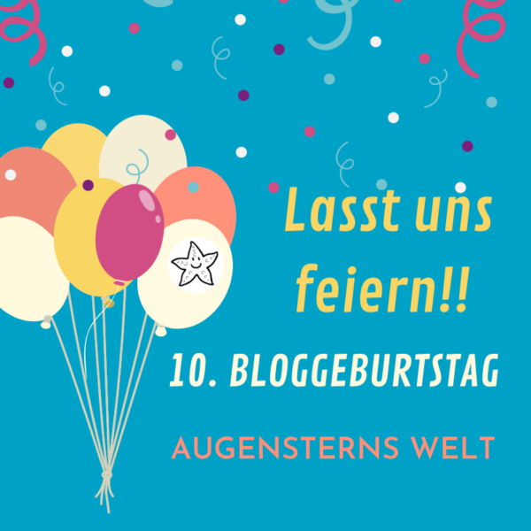 Anmeldung Sommerwichteln Stoffkarte 10. Bloggeburtstag bei Augensterns Welt