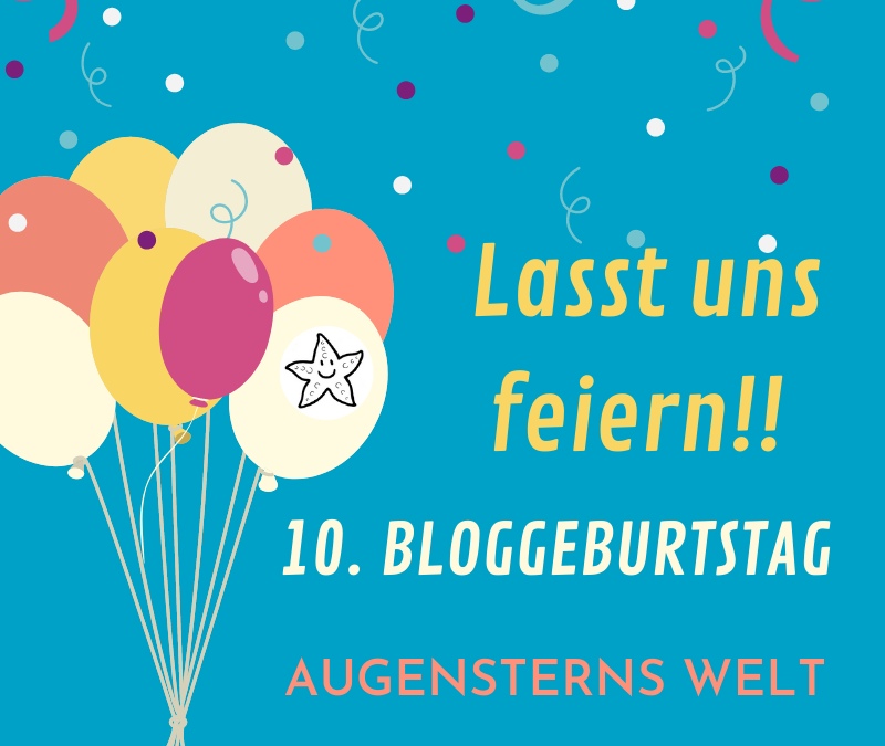 Anmeldung Sommerwichteln Stoffkarte 10. Bloggeburtstag bei Augensterns Welt