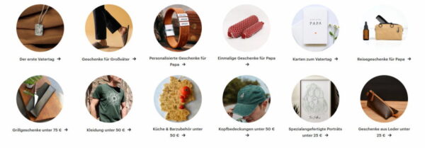 Werbung Etsy Vatertagsgeschenke