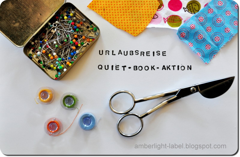 Urlaubsreise Quiet-Book-Aktion