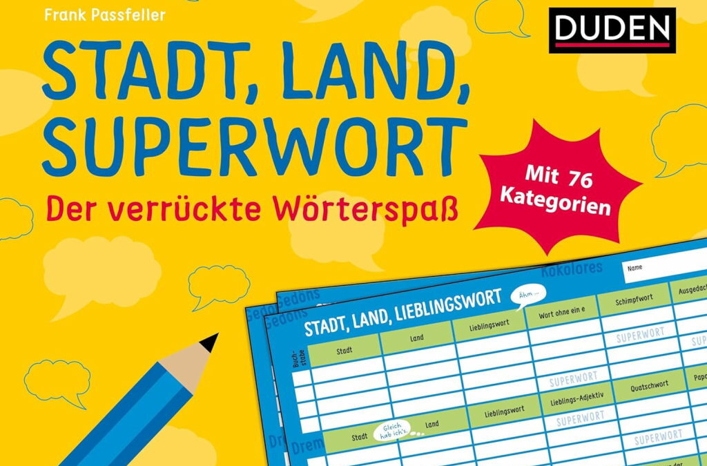 Rezension: Stadt, Land, Superwort – Der verrückte Wörterspaß: Mit 76 Kategorien