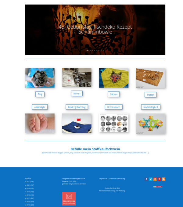 amberlight-label Landingpage Startseite WordPress