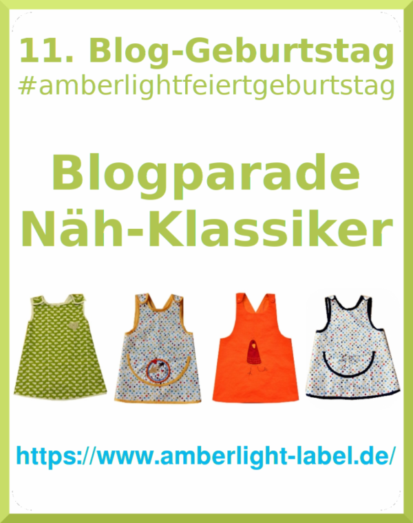 Auswertung Blogparade Näh-Klassiker #amberlightfeiertgeburtstag