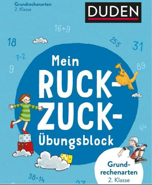 Rezension: Mein Ruckzuck-Übungsblock Grundrechenarten 2. Klasse