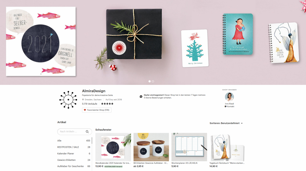 Werbung Etsy Geschenke Guide amberlight 2020 #blogvent2020 Vorfreude