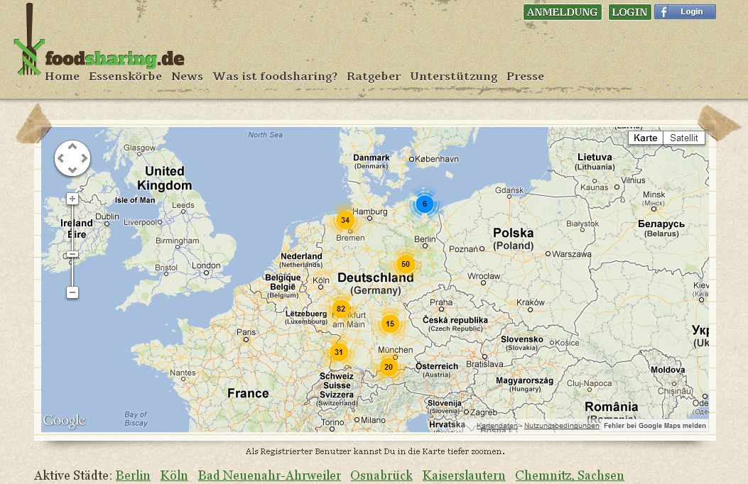 Foodsharing: Lebensmittel teilen, statt wegwerfen