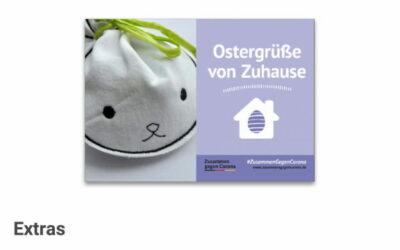 Werbung / Anzeige: MyPostcard #ZusammenGegenCorona kostenfreie Osterpostkarten