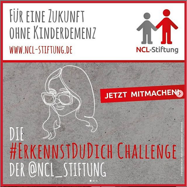 Challenge #erkennstdudich der NCL-Stiftung und #amberlightsspendenaktionncl