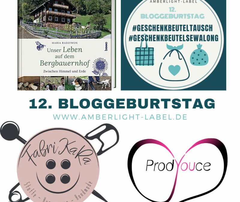 12. Bloggeburtstag #amberlightfeiergeburtstag Verlosung