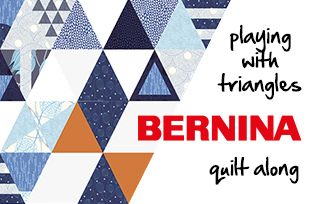 BERNINA & ZEN CHIC Quilt-Along: Playing with Triangles #berninazenchicqal & Nähcamp 2018