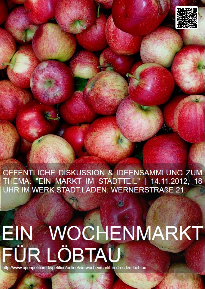 Öffentliche Diskussion zum Löbtauer Wochenmarkt